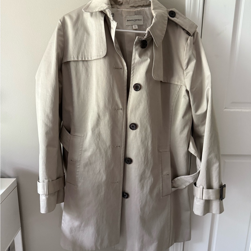 Banana Republic Tan Trench Coat